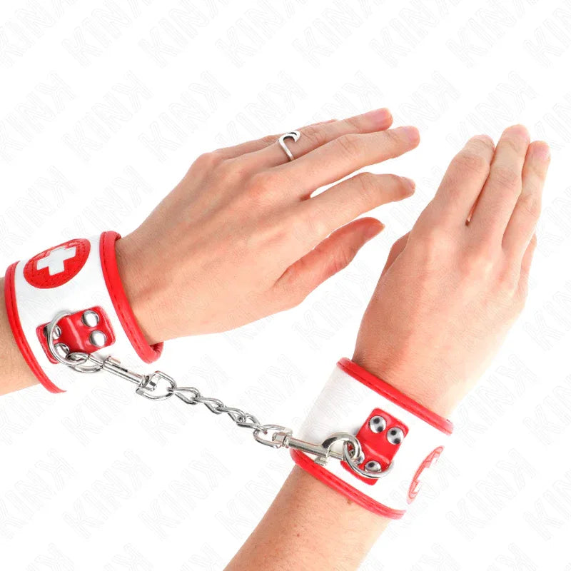 KINK - MINI-HANDFESSEL FÜR KRANKENSCHWESTERN, VERSTELLBAR 18-23 CM X 5 CM - Vanelion Paradise