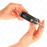 KINK - MINI-ARMBÄNDER SCHWARZ MIT NIETEN VERSTELLBAR 16-22 CM X 2 CM - Vanelion Paradise