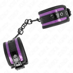 KINK - NEOPREN HANDGELENKFESSELN HELLLILA VERSTELLBAR 21-28 CM X 5 CM - Vanelion Paradise