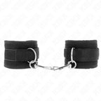 KINK - NYLON BIND-HANDHANDFESSELN MIT KLETTVERSCHLUSS, SCHWARZ, MODELL 2, VERSTELLBAR, 18-35 CM X 6 CM - Vanelion Paradise