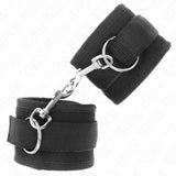 KINK - NYLON BIND-HANDHANDFESSELN MIT KLETTVERSCHLUSS, SCHWARZ, MODELL 2, VERSTELLBAR, 18-35 CM X 6 CM - Vanelion Paradise