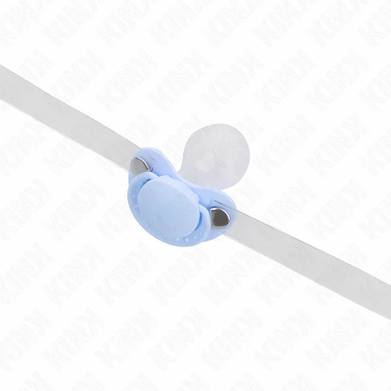 KINK - HELLBLAUER SCHNULLERFORM-SPRUDEL 5,5 x 4 CM VERSTELLBAR 43-60 CM - Vanelion Paradise