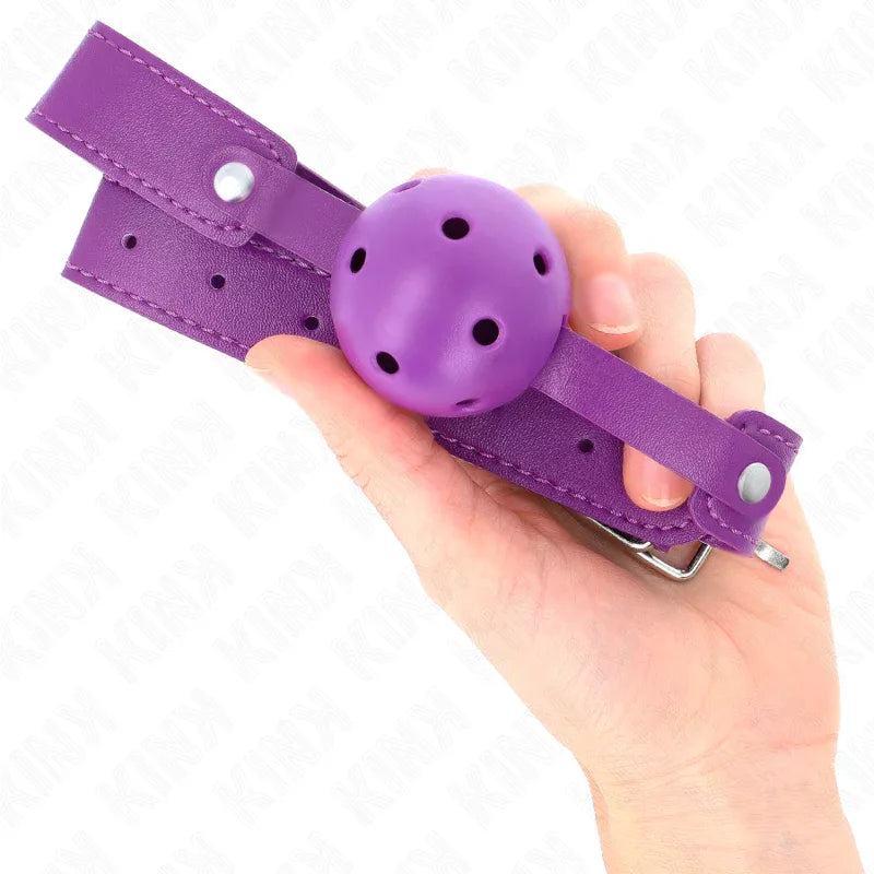 KINK - LILA ATMUNGSAKTIVER BALL 4,5 CM MAG 65 x 2,5 CM - Vanelion Paradise