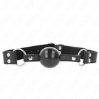 KINK - WEICHER UND FESTER KUGELKOPF 4 CM MIT KUNSTLEDERBAND 62 x 2,5 CM VERSTELLBAR 42-58 CM - Vanelion Paradise