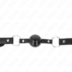 KINK - SCHWARZER TPE-BALL 4 CM Knebel 60 x 2 CM - Vanelion Paradise