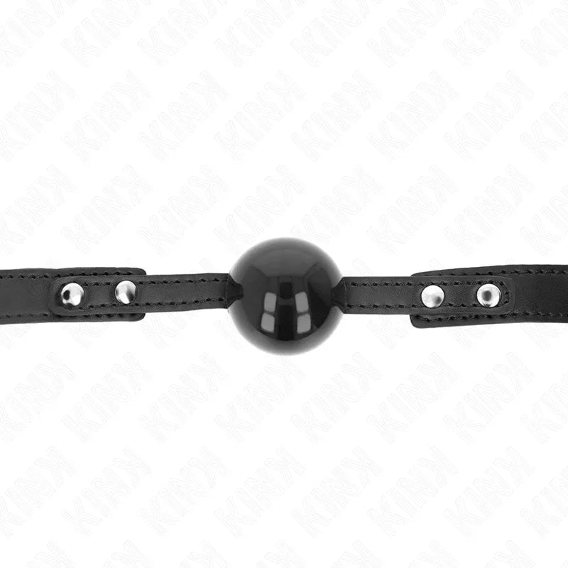 KINK - SOFT TPE BALL 4 CM GAG MODELL 3 60 x 2 CM VERSTELLBAR 37-52 CM - Vanelion Paradise