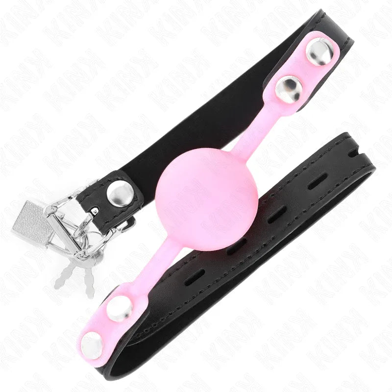 KINK - LEUCHTENDER SILIKONBALL 4 CM Knebel 60 x 2 CM - Vanelion Paradise