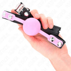 KINK - LEUCHTENDER SILIKONBALL 4 CM Knebel 60 x 2 CM - Vanelion Paradise
