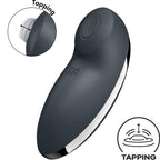 SATISFYER - TAP & CLIMAX 2 VIBRATOR & STIMULATOR GRAU - Vanelion Paradise