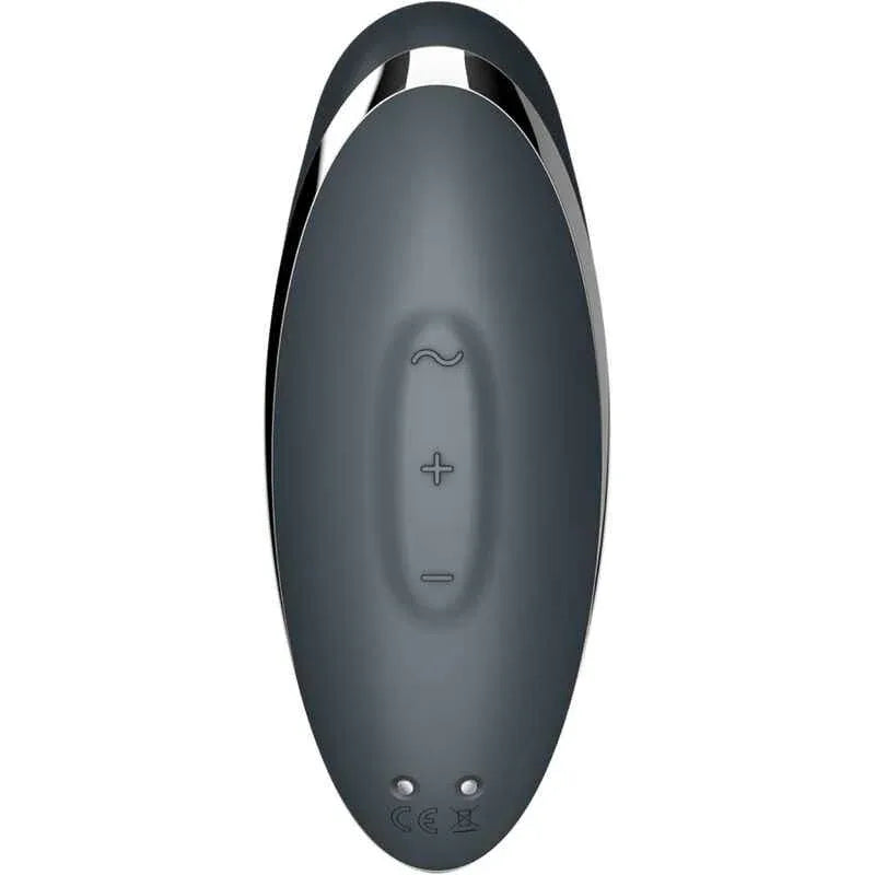 SATISFYER - TAP & CLIMAX 2 VIBRATOR & STIMULATOR GRAU - Vanelion Paradise