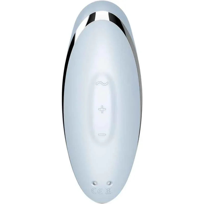 SATISFYER - TAP & CLIMAX 2 VIBRATOR & STIMULATOR BLAU - Vanelion Paradise