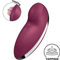 SATISFYER - TAP & CLIMAX 2 VIBRATOR & STIMULATOR ROT - Vanelion Paradise