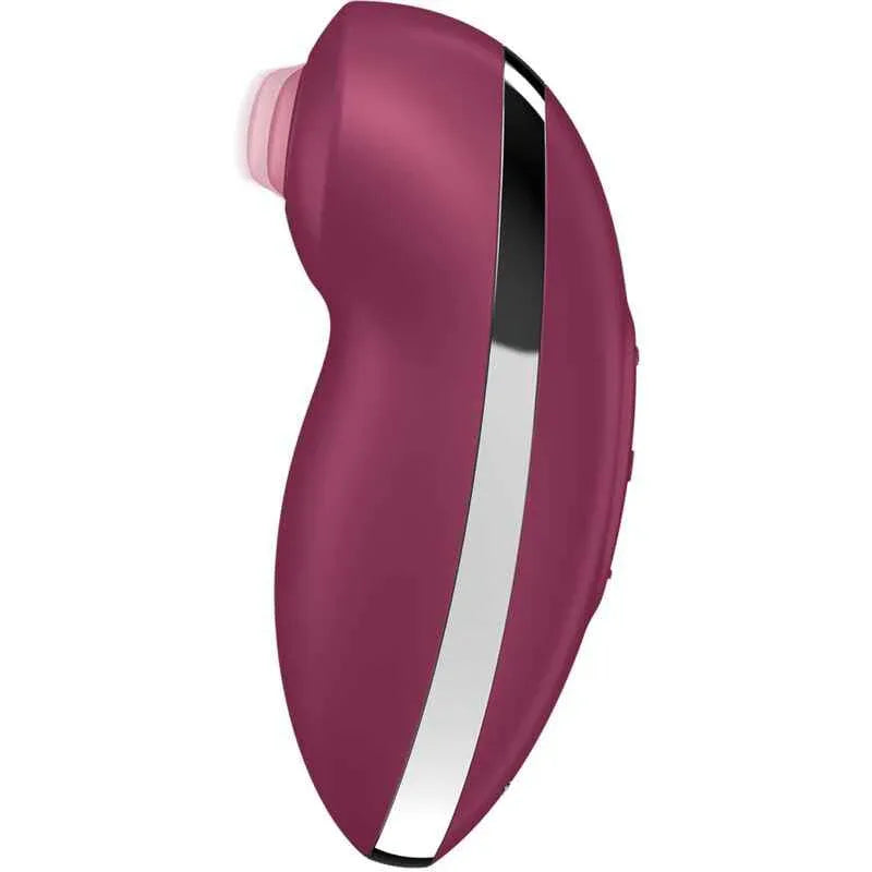 SATISFYER - TAP & CLIMAX 2 VIBRATOR & STIMULATOR ROT - Vanelion Paradise