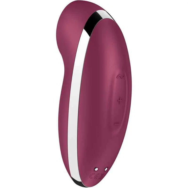 SATISFYER - TAP & CLIMAX 2 VIBRATOR & STIMULATOR ROT - Vanelion Paradise