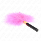 KINK - FUCHSIA GOLD METALL KITZELFEDERN 18 CM - Vanelion Paradise