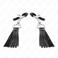 KINK - KUNSTLEDER QUASTEN NIPPELKLEMMEN 6 CM - Vanelion Paradise
