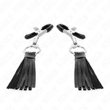 KINK - KUNSTLEDER QUASTEN NIPPELKLEMMEN 6 CM - Vanelion Paradise