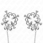 KINK - METALLISCHE BLUMEN-NIPPELKLAMMERN MIT KETTE - Vanelion Paradise