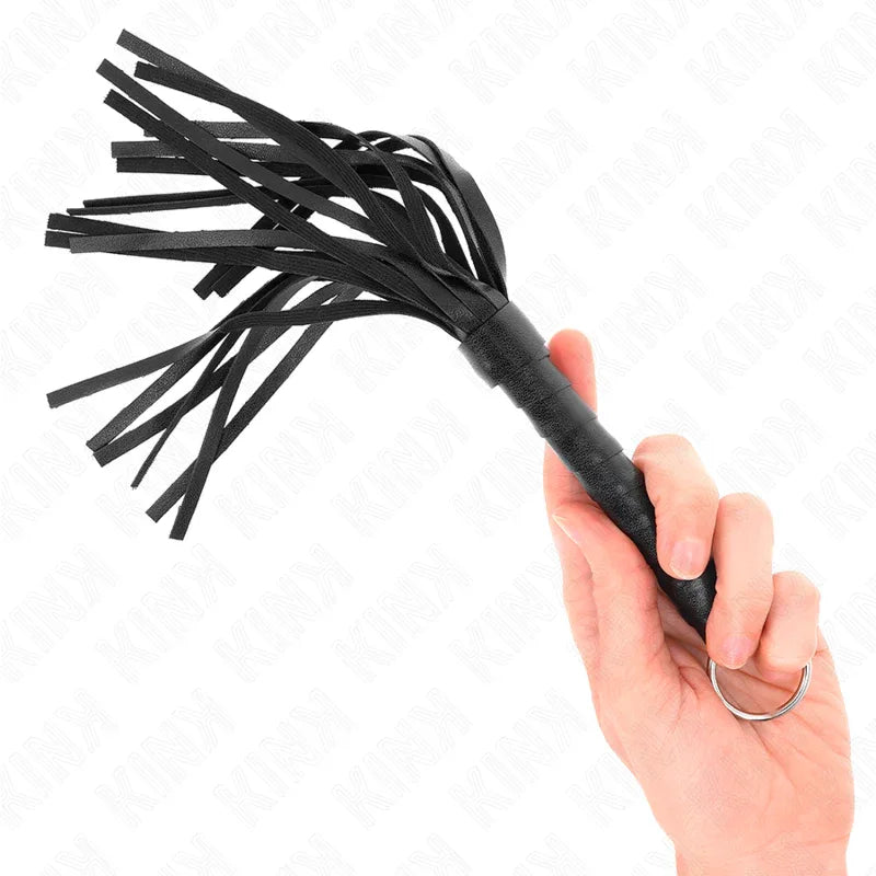 KINK - EINFACHE MINI-PEITSCHE SCHWARZ 28 CM - Vanelion Paradise