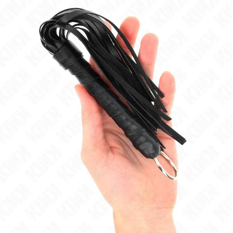 KINK - EINFACHE MINI-PEITSCHE SCHWARZ 28 CM - Vanelion Paradise
