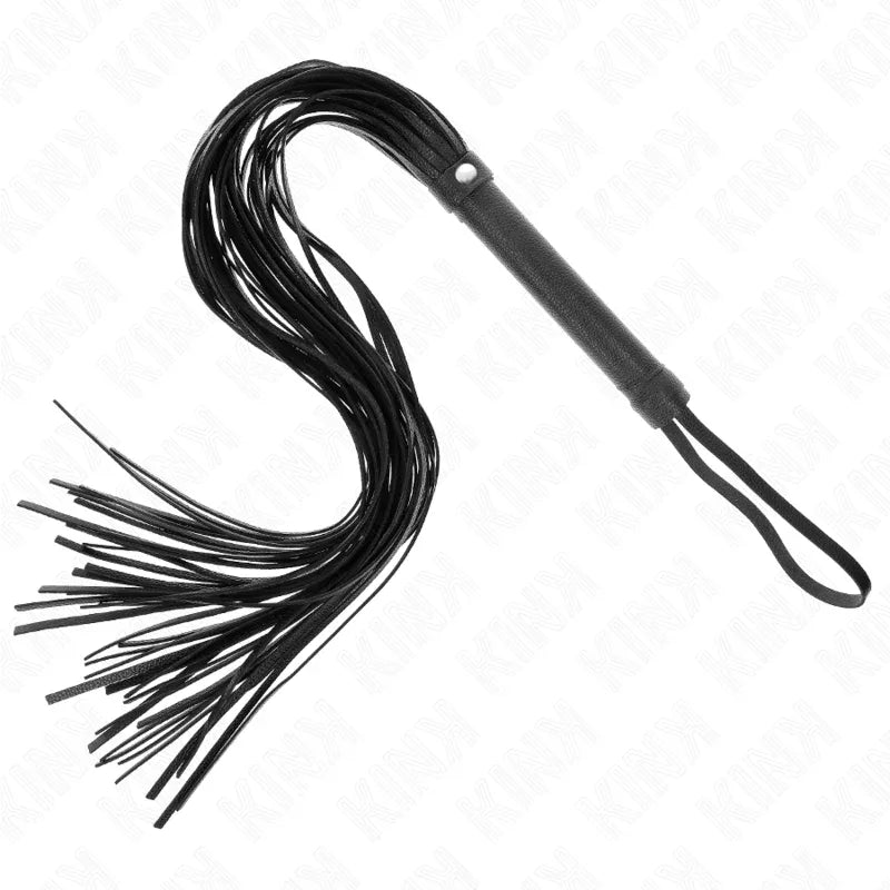 KINK - SCHWARZE WEICH-PVC-PEITSCHE 70 CM - Vanelion Paradise