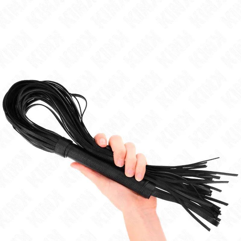 KINK - SCHWARZE WEICH-PVC-PEITSCHE 70 CM - Vanelion Paradise