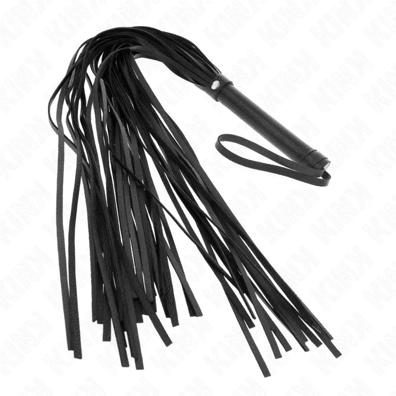 KINK - SCHWARZE WEICH-PVC-PEITSCHE 70 CM - Vanelion Paradise
