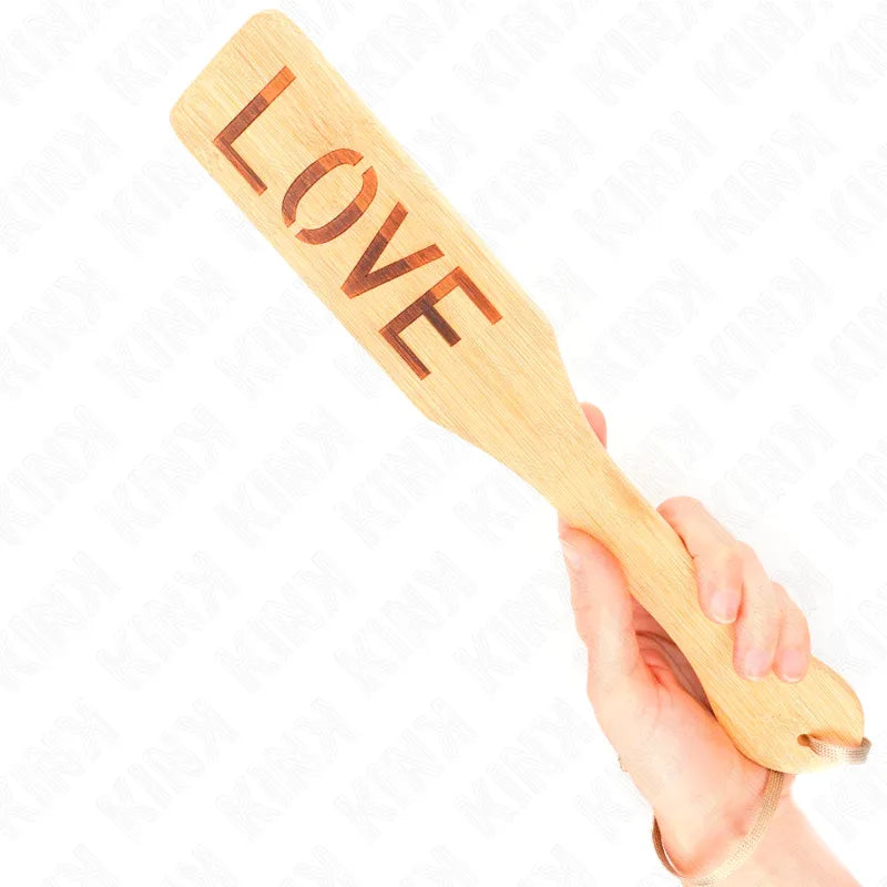 KINK - BAMBUSPALETTE WORT LIEBE 32 X 5,5 CM - Vanelion Paradise