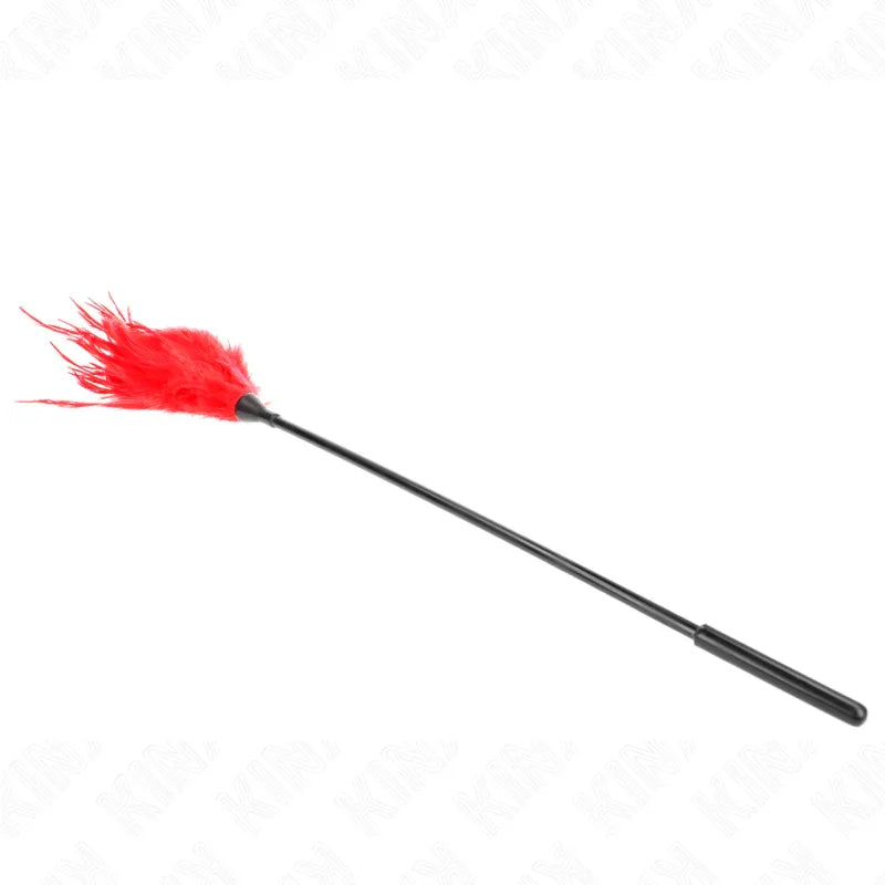 KINK - MEHRERE ROTE KITZELFEDERN 45 CM - Vanelion Paradise