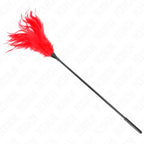 KINK - MEHRERE ROTE KITZELFEDERN 45 CM - Vanelion Paradise
