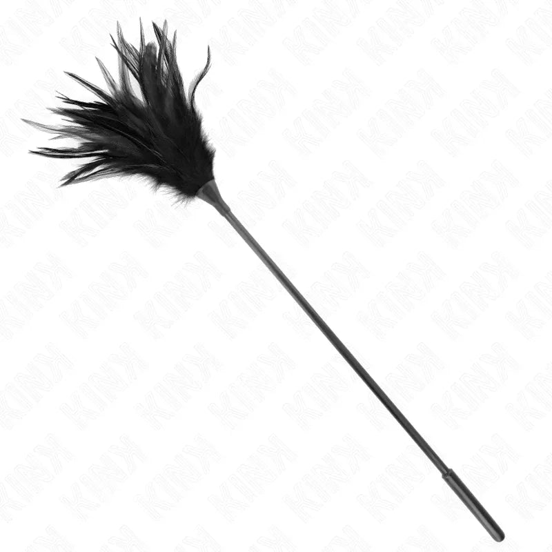 KINK - MEHRERE SCHWARZE KITZELFEDERN 45 CM - Vanelion Paradise