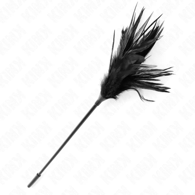 KINK - MEHRERE SCHWARZE KITZELFEDERN 45 CM - Vanelion Paradise