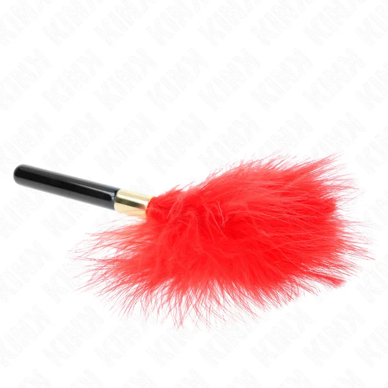 KINK - ROT-GOLD METALL KITZELFEDERN 18 CM - Vanelion Paradise