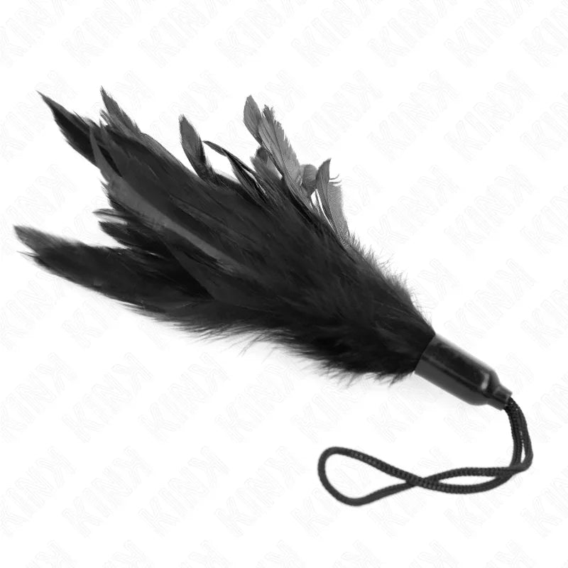 KINK - TICKLE FEATHERS MIT SEILGRIFF KUNSTSTOFFBASIS 15 CM - Vanelion Paradise