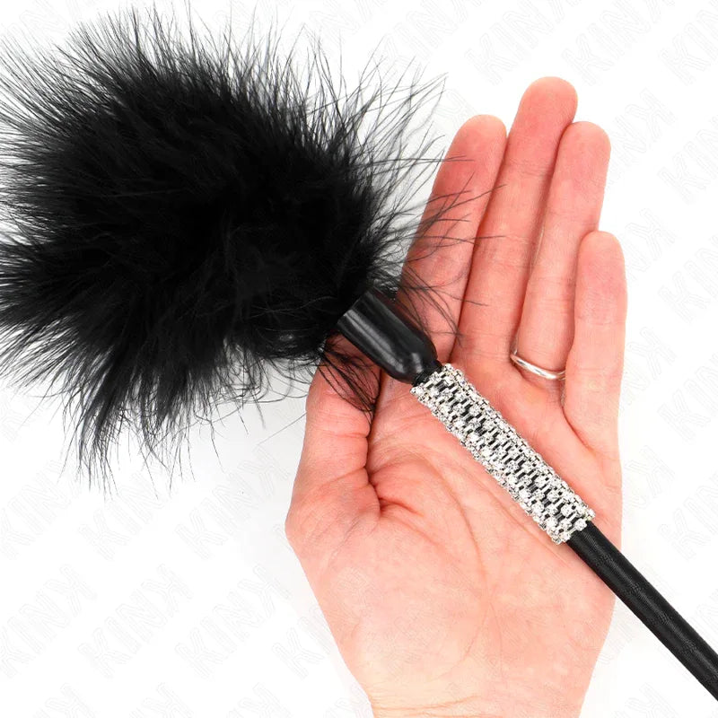 KINK - TICKLE FEDERN MIT STRASS-GRIFF 50 CM - Vanelion Paradise