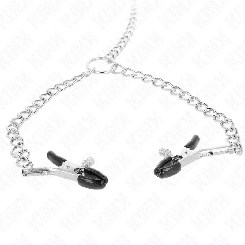 KINK - 4 KETTEN-NIPPELKLAMMERN 32 CM MIT KETTEN 14 CM - Vanelion Paradise