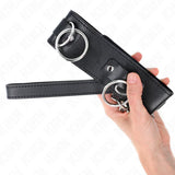 KINK - HALSKETTE MIT LEINE 65 CM 3 RING MODELL 2 VERSTELLBAR 36-43 CM X 5 CM - Vanelion Paradise