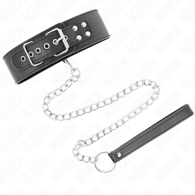 KINK - BASISMODELL HALSBAND MIT LEINE 65 CM MODELL 0 - Vanelion Paradise