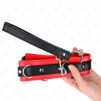 KINK - BASISMODELL HALSBAND MIT LEINE 65 CM MODELL 3 ROT 53 X 5 CM - Vanelion Paradise