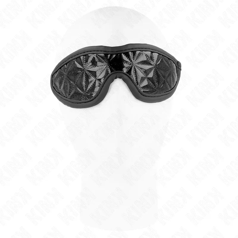 KINK - SCHWARZES STIRNBAND MIT RAUTENMUSTER 20,5 x 6 CM - Vanelion Paradise