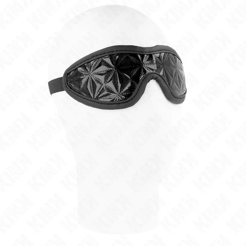 KINK - SCHWARZES STIRNBAND MIT RAUTENMUSTER 20,5 x 6 CM - Vanelion Paradise