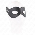 KINK - KUNSTLEDERMASKE MIT NIETEN MODELL 1 26 x 8 CM - Vanelion Paradise