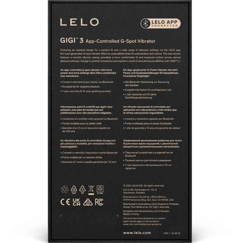 LELO - GIGI™ 3 G-SPOT-VIBRATOR ROSA - Vanelion Paradise