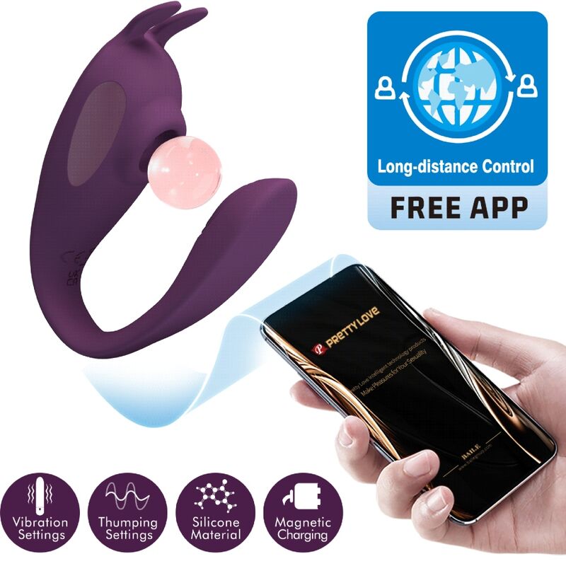 Pretty Love Shey App-Vibrator Lila