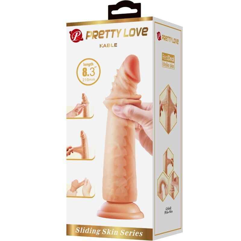 PRETTY LOVE - KABLE SUPER REALISTISCHER PENIS 21 CM FLEISCH - Vanelion Paradise