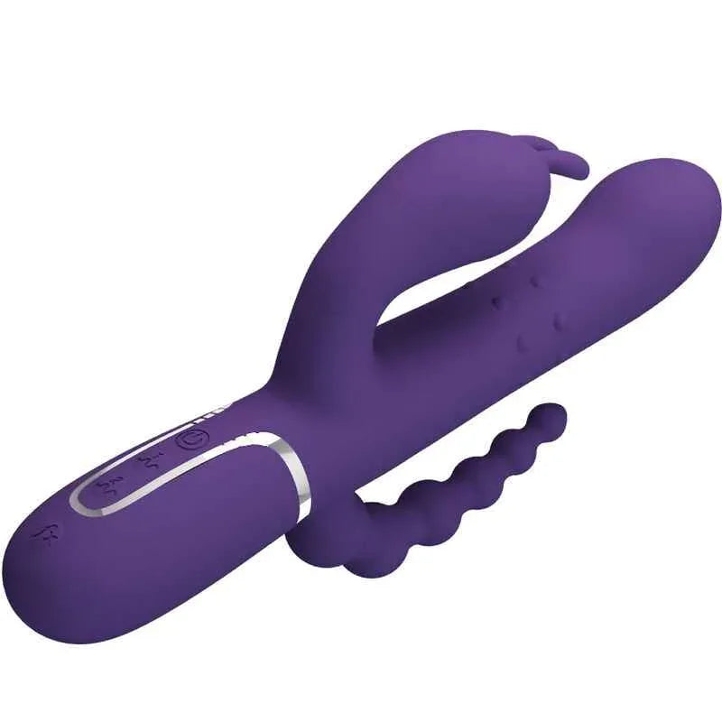 PRETTY LOVE - CAMMY TRIPLE VIBRATOR MULTIFUNKTION 4 IN 1 LILA - Vanelion Paradise