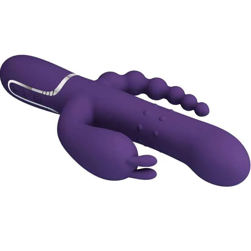 PRETTY LOVE - CAMMY TRIPLE VIBRATOR MULTIFUNKTION 4 IN 1 LILA - Vanelion Paradise