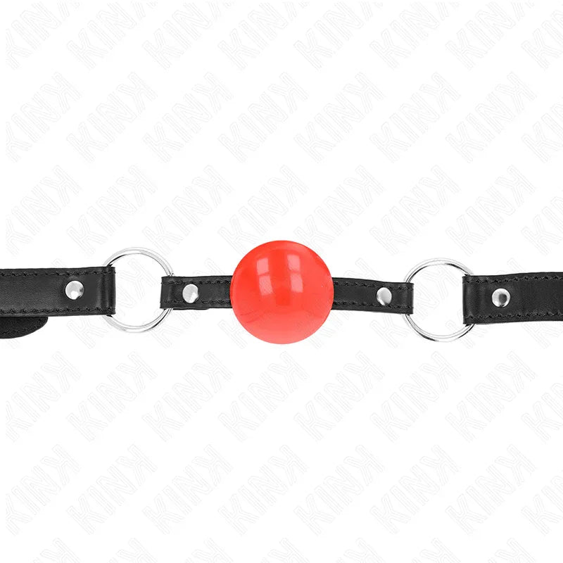 KINK - ROTER TPE-BALL 4 CM KNEBEL 60 x 2 CM - Vanelion Paradise