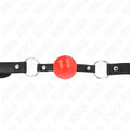 KINK - ROTER TPE-BALL 4 CM KNEBEL 60 x 2 CM - Vanelion Paradise