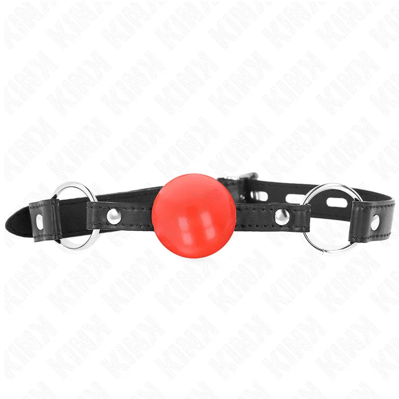 KINK - ROTER TPE-BALL 4 CM KNEBEL 60 x 2 CM - Vanelion Paradise